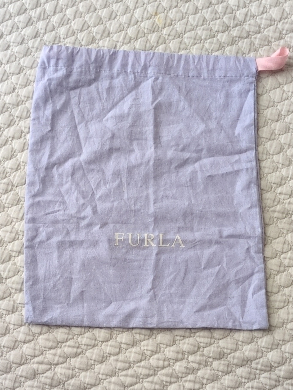 Furla Lavender Drawstring Accessory Dust Bag